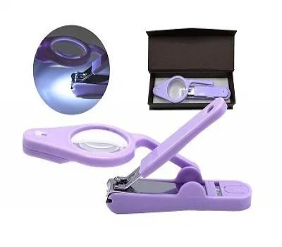 후레시 돋보기 손톱깎이