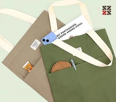 베이직포켓에코백 250x230x80mm