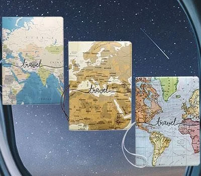 세계지도 여권케이스 지갑 해외여행 커버