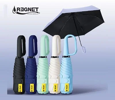 캐츠 UV암막코팅 클립형손잡이 5단 양우산