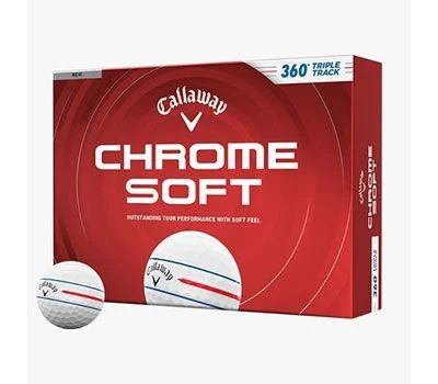 캘러웨이 크롬소프트 360 트리플트랙 화이트 12구