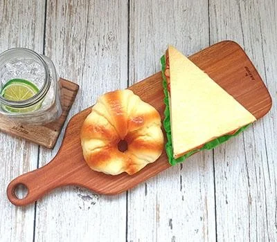 백야드 마호가니 핸들 롱플레이트 도마