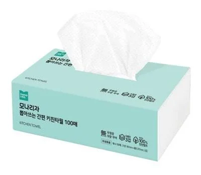 모나리자 뽑아쓰는 간편 키친타올100매